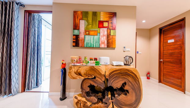 Sala de estar do lobby