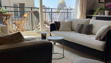 Beautiful apartment terrace Invalides and fireplace - Foto 3