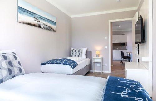 Godewindpark Deluxe-Suite 1-02 mit Ost-Loggia und schönem Gartenblick - Foto 33