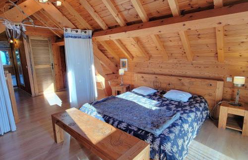 Chalet en bois 6 pers. avec terrasse Sud, lumineux et équipé, animaux admis – Saint-Michel-de-Chaillol - FR-1-393-12 - Foto 12