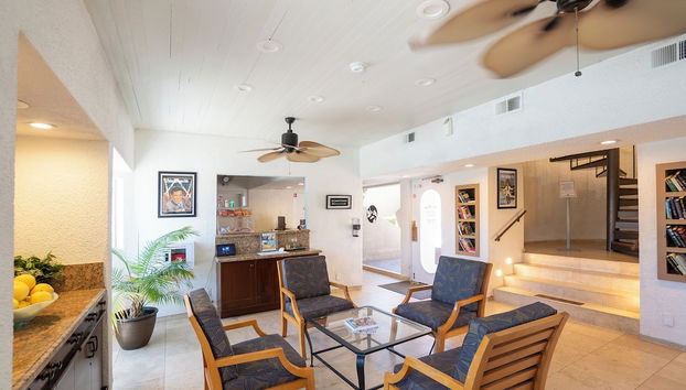 Zona de estar del vestíbulo