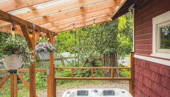 Cozy cabin on the Olympic Peninsula, Hot Tub - Foto 5, Garden view