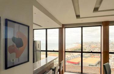 Studio a 150m da praia em Salvador Piscina com Vista do Mar - Foto 25