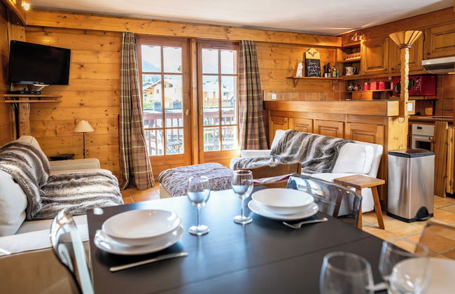 Pleasant 6p/2br Mountain Apartment - Megeve City Center - Foto 7