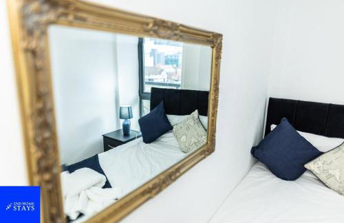 2ndHomeStays-Digbeth-B12 I Large Stylish 2-Bed Apartment I Ensuite I Sleeps 6 I Free Parking & WiFi I Perfect for Work Stays, Relocations & Holiday I Near Birmingham Project Sites & Attractions - Foto 29