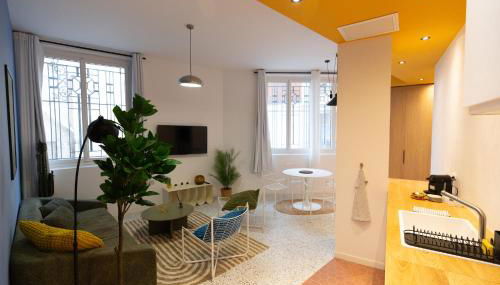 Arty & Chic 1BR 4P - Coeur de Marseille - AC - Foto 4
