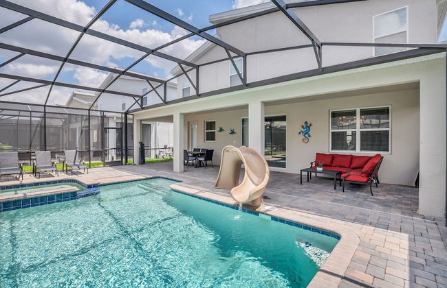 Magical Family Home 8min-disneyworld Pool Spa Sleeps 22 Stl103 - Foto 44