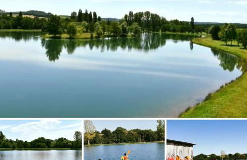 Grand chalet en bois climatisé avec vue sur le lac - Photo 21