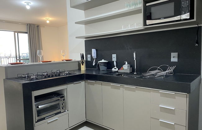 Bela Hospedagem - Lindo flat no Box 150 - Foto 7