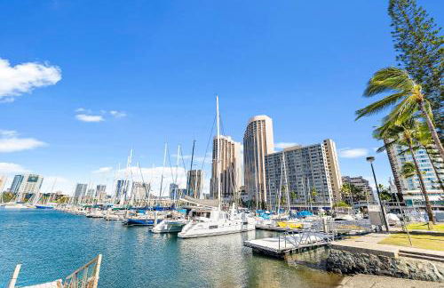 Stunning 1BR Ocean View Condo at Ilikai Marina - Foto 48