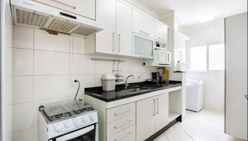 Canto nobre da Praia Grande - Apartamento completo e confortável - Foto 4, toaster