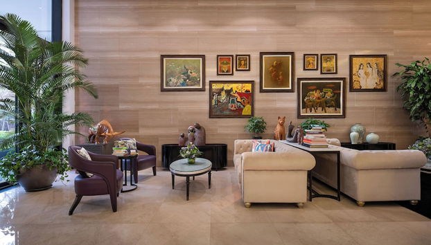 Sala de estar do lobby