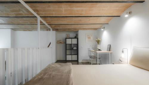 Chic Poble Nou Loft Terrace & Close to The Beach - Foto 4, wardrobe