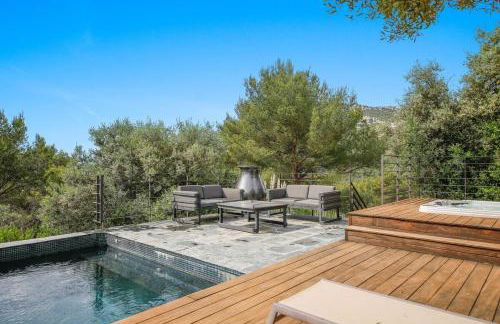 Villa Vespera Sollies Ville Piscine, jacuzzi et terrain de pétanque avec vue incroyable !!! - Foto 26