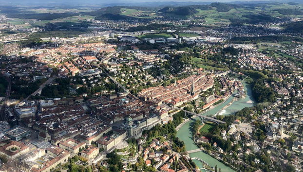 La capital de Suiza a vista de pájaro