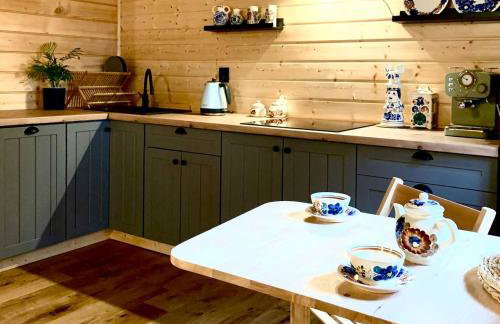 Mazurska bania u Pana Szeptuna - drewniany dom na skraju lasu - Foto 16