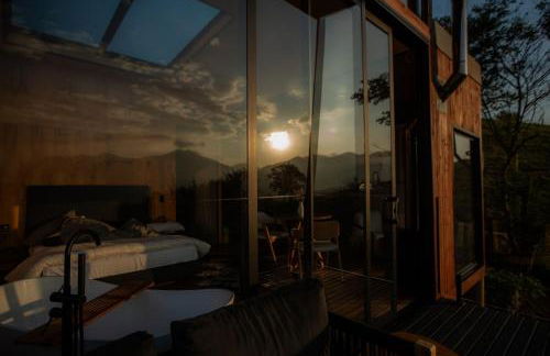 Cabana Tekoá - Teto de vidro e telão de cinema - Foto 22