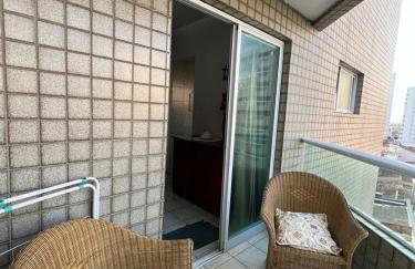 Apartamento na Praia Grande Vista ao Mar 1 quarto 100m da Areia - Foto 9