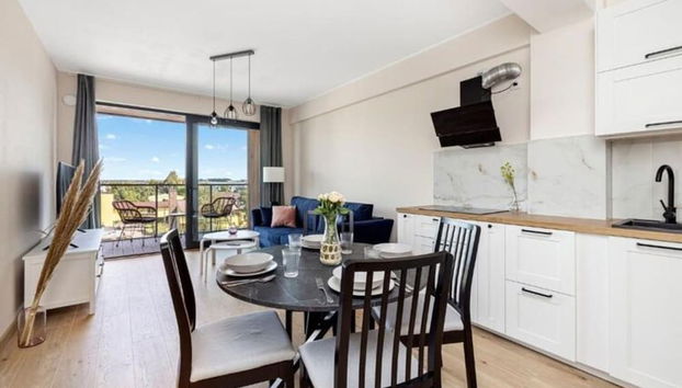 Holiday Apartment Right Next to the Beach Darlowko - Foto 4, Cucina privata