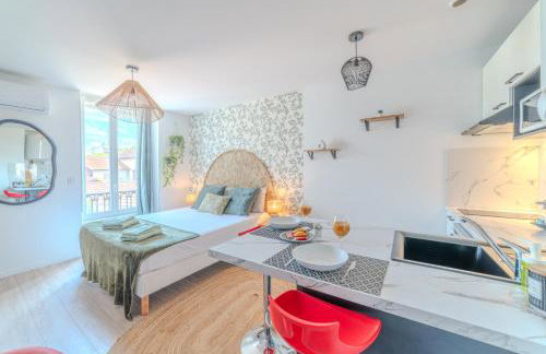 Jasmin Roanne centre-ville - Parking & Clim - Foto 2