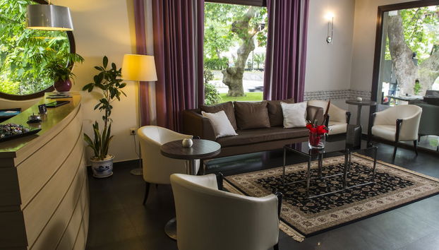 Zona de estar del vestíbulo