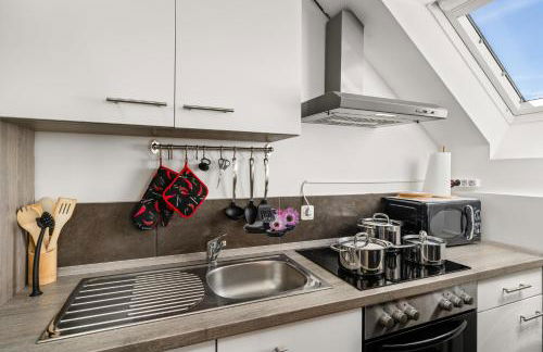 MOLA Apartments-Moderne Ferienwohnung im Herdecker Zentrum für 3 Personen-mit Balkon-Grill-Gratis Parkplatz-WLAN - Foto 11