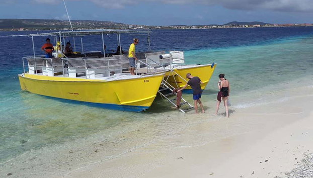 Watertaxi a Klein Bonaire - Foto 3, El watertaxi listo para el viaje