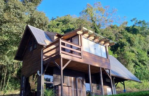 Cabana com banheira na colina - Foto 1