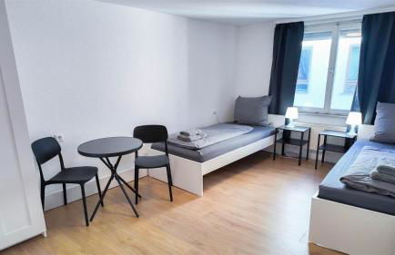ALFA 4 Zimmer-Apartment Kornwestheim bei Stuttgart Zentral 5 Betten l Bad Küche WLAN WM l LANGZEITAUFENTHALTE l Bath Kitchen 5 Beds WIFI WM l LONG STAY - Foto 8