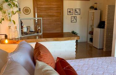 Suíte frente mar com cozinha e quintal pés na areia - Foto 6