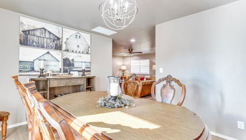 4 Mi to Dtwn Guthrie Family Home with Fire Pit! - Foto 5