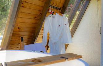 Chale Alcantara Jacuzzi, Lareira e Deck com Vista - Foto 24