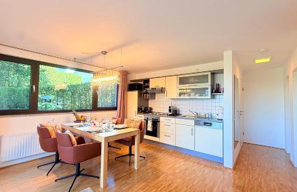Panorama-Übernachtungen - 4 Sterne DTV - eigene Terrasse mit Garten - Infrarot-Sauna mit Dampfbad - Foto 7