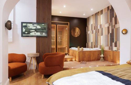 La suite du 21 - jacuzzi - sauna - centre ville - Foto 8