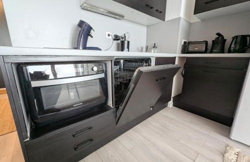 Studio Vue mer, Piscine, Wifi, Climatisation, Parking privé, Terrasse 1ère ligne - La Coulée Douce - Foto 17