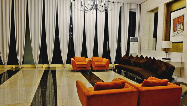 Zona de estar del vestíbulo