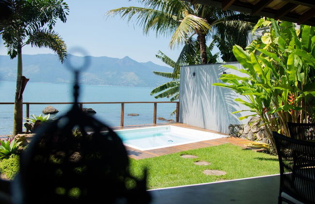 Casa Pé na Areia em frente à Ilhabela - Foto 69