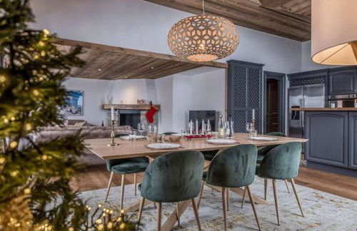 Duplex skis aux pieds, Courchevel 1850, 99m², 6 pers., cheminée, balcons, garage, WiFi - FR-1-631-132 - Foto 4