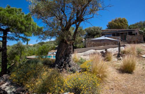 Villa bodri, maison en pierre avec vue mer et piscine chauffée - Foto 22