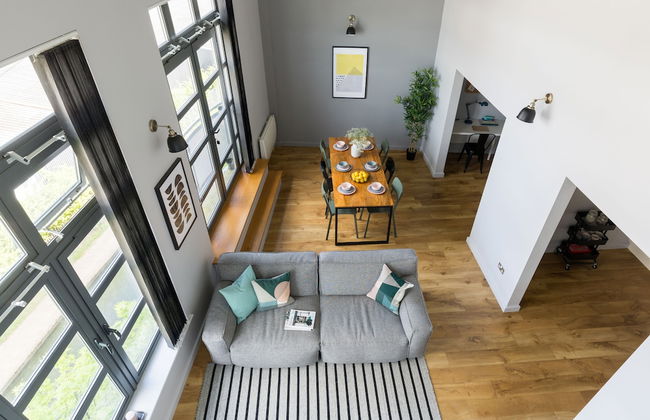 4B Loft Penthouse Industrial City views - Foto 12