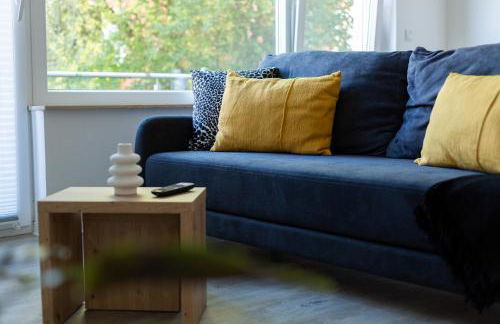 BEST STAY CityAppartment Hünfeld- SmartTV FreeWlan Balkon, in wenigen Minuten am Bahnhof, Innenstadt und doch ruhig gelegen - ideal für Paare oder Geschäftsreisen - Foto 7