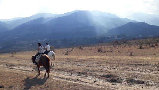 Riding through the San Lorenzo landscape