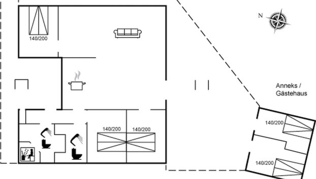 "Keyla" - 50m from the sea - Foto 3, Floorplan