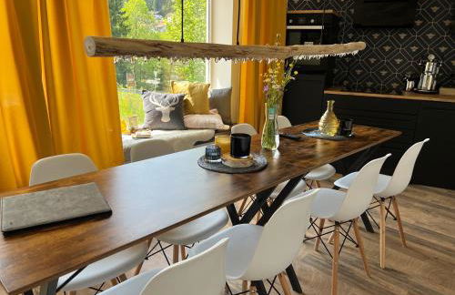 SKI ChaletStyle Designer Ferienwohnung Arber Terrasse Pool Garten Bayrischer Wald Lodges mit Hund - Foto 2