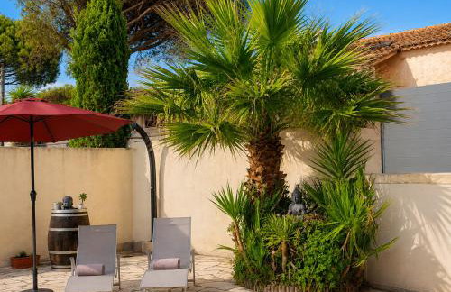 T3 de 35m2 - Plage de la Nartelle à 200m- piscine partagée -Parking - BBQ - 2 Chambres 2 Salle de bains pour un séjour calme & détente à quelques pas de la plage- Check-in 15h à 20h maximum- propriété le Rêve D'Azur Sainte Maxime - Foto 24