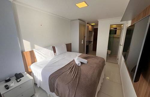 Hosts BR - Flat frente mar c/ cozinha - Foto 16