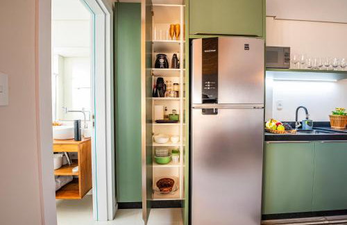 Studio a 500m do Mar, Piscina Borda Infinita, Academia, Terraço com Vista, Café no 1º Dia, Self Check-in e Lavanderia - Photo 28