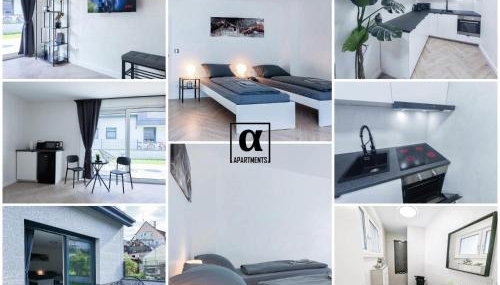 ALFA Stuttgart Doppelzimmer Teeküche Porsche Bosch l Gemeinschaftsbad WIFI SmartTV l Terrasse l Double room with kitchenette and shared bathroom l Terrace BS21A4 - Foto 1