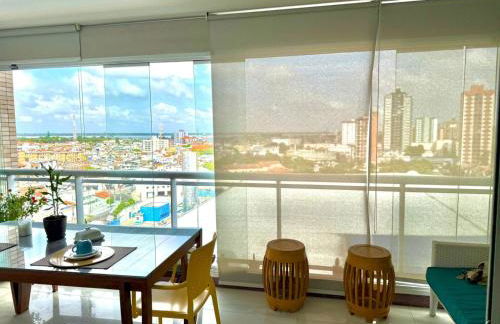 Apartamento completo com 3 SUÍTES - Piscina, Academia, Varanda Gourmet com uma vista privilegiada - Hospedagem à altura da COP30 - Foto 25