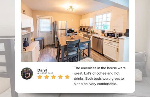 Sleeps 6-Full Kitchen-4 Beds-Big Couch-OfficeSpace - Foto 15